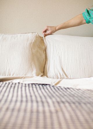 Making the bed