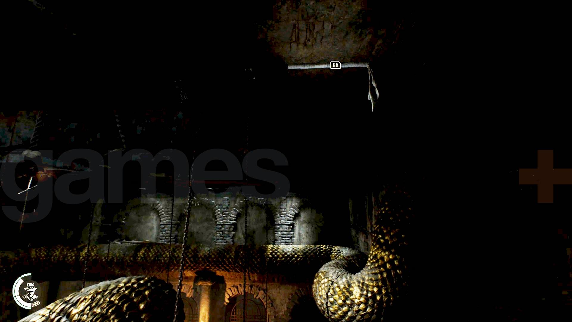 Indiana Jones serpent water puzzle