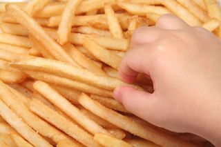 french fries, kids, health