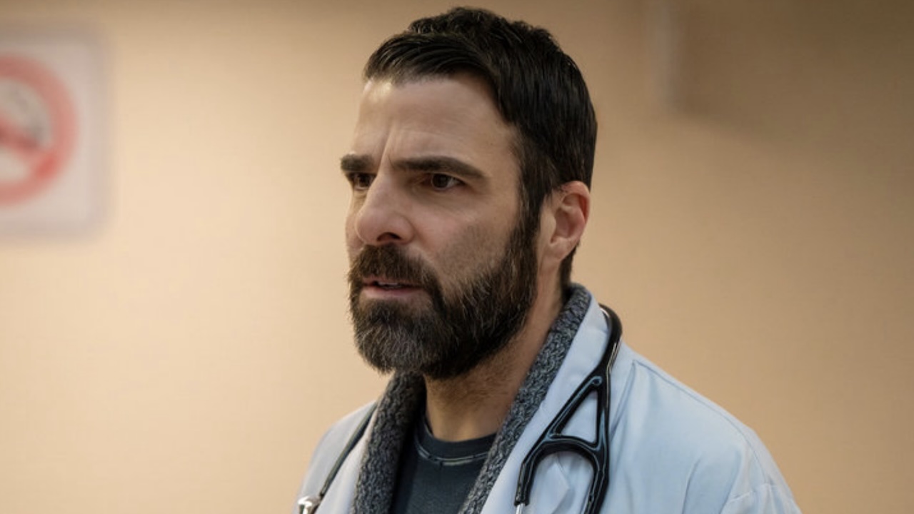 Oliver Wolf looking incredulous inside hospital in Brilliant Minds Season 2