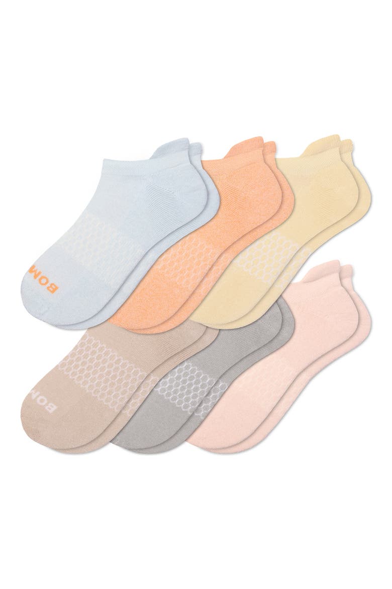 Assorted 6-Pack Supima&amp;reg; Cotton Blend Ankle Socks