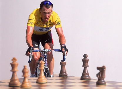 Lance Armstrong chess board