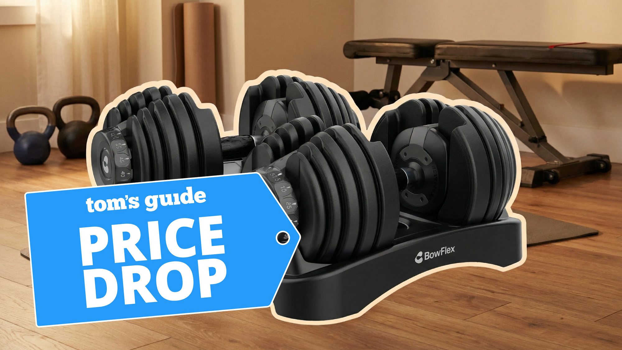 BowFlex Results Series 552 SelectTech show in home gym