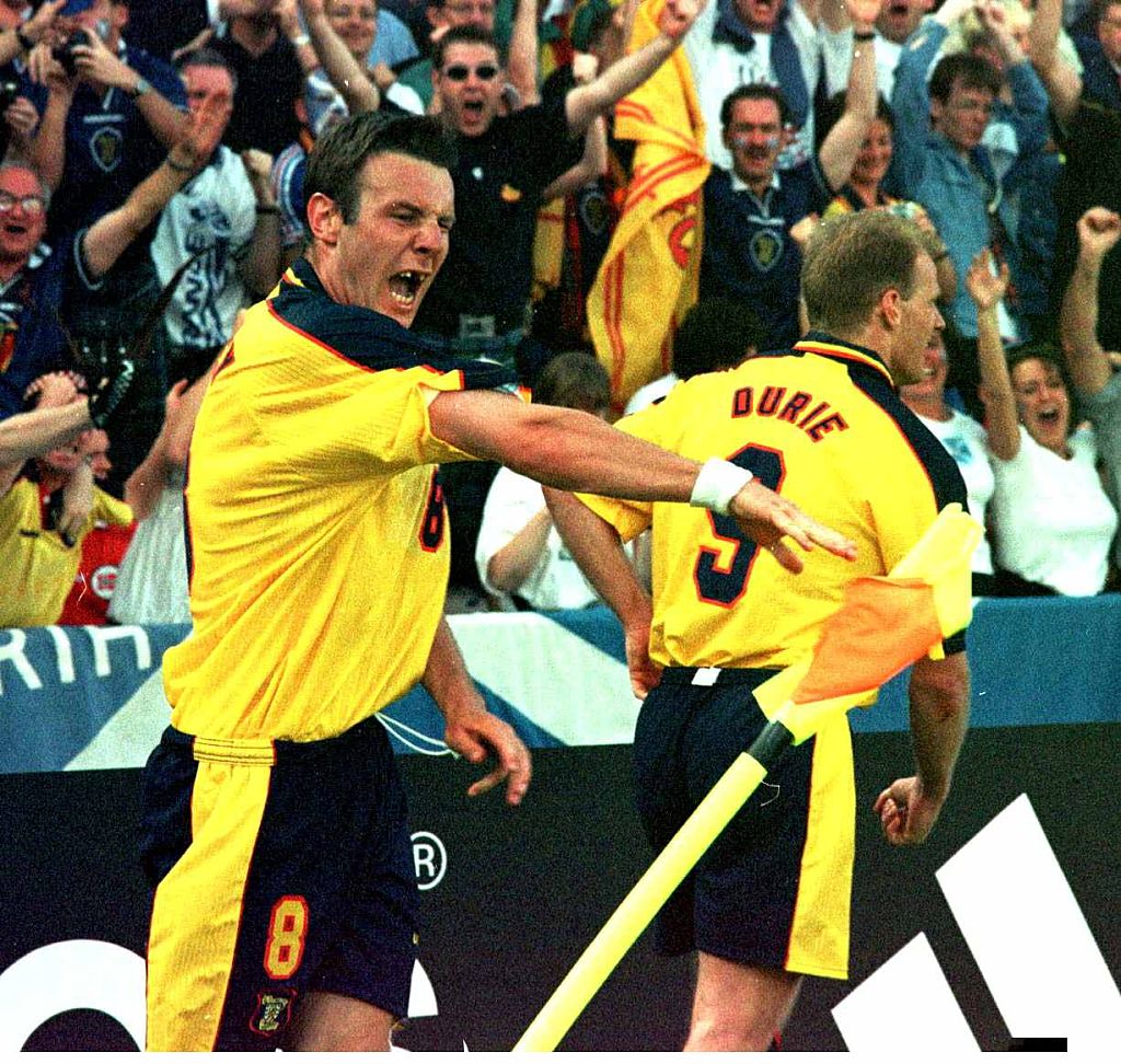 Scotland claimed a draw against Norway in 1998
