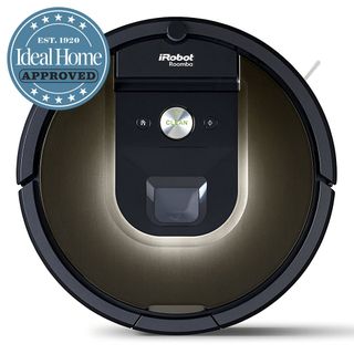 iRobot Roomba vacuum cleaner with Ideal Home Approved stamp