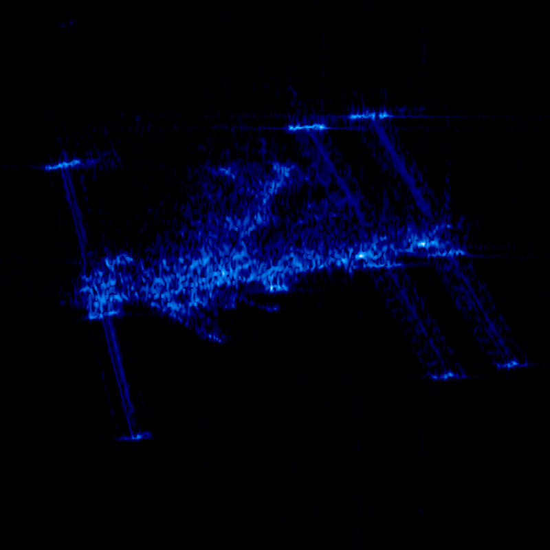 Satellite Radar Photo Shows Eerie Space Station