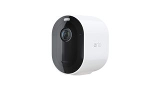 Arlo Pro 4 review: security camera on a white background