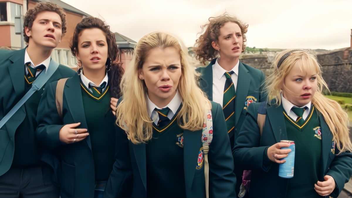 The cast of Derry Girls