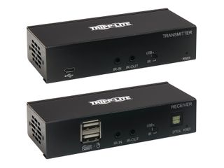 Tripp Lite DisplayPort to HDMI over Cat 6 Extender Kit, KVM Support, 4K 60Hz, 4:4:4, PoC, HDCP 2.2, 230 ft. (B127A-1A1-BDBH)