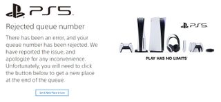 PS5 Direct error