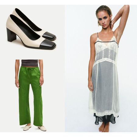 Fashion items from J.Crew and Zara