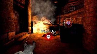 Players can move the crosshair across the screen by pointing the Wii Zapper like a gun at the screen, though the targeting system isn't as precise or smooth as the Wii Remote for Resident Evil 4.