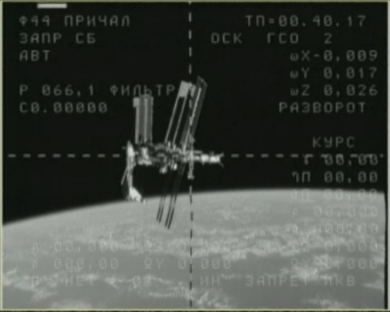 This still from NASA TV shows the space shuttle Endeavour (at left) while it is docked at the International Space Station on May 23, 2011 during the shuttle&#039;s final spaceflight before being retired. A video camera on a Russian Soyuz spacecraft caught this