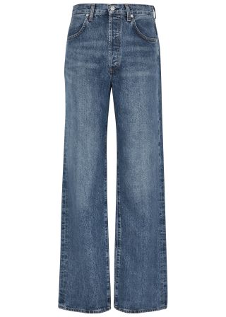 Annina Wide-Leg Low-Rise Organic-Denim Jeans