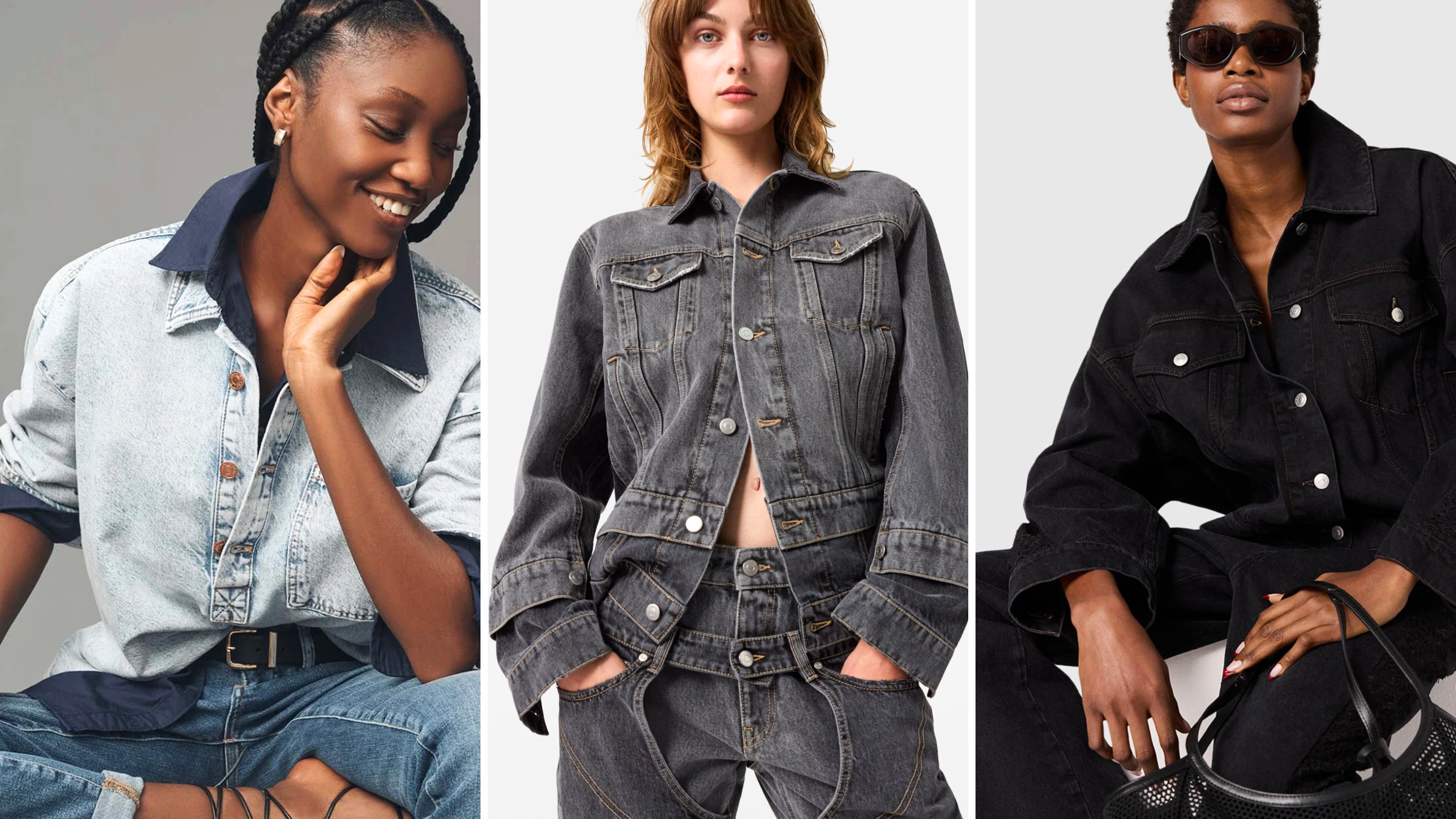 Anthropologie, Stella McCartney models were regenerative cotton denim