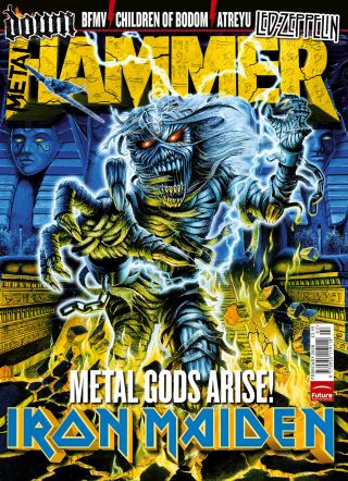 The cover of Metal Hammer magazine issue 175 feature Iron Maiden’s Eddie