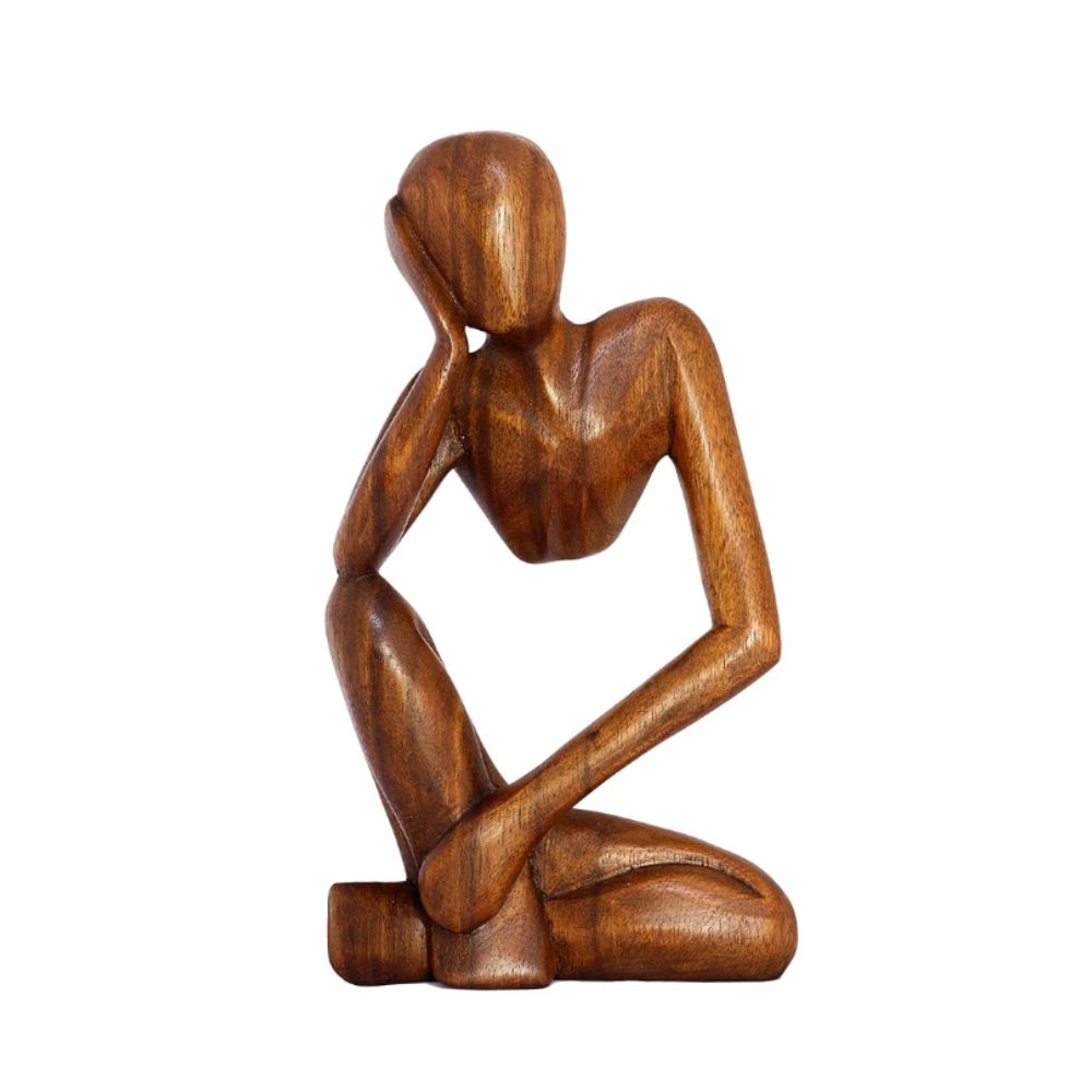 Wooden figural sculpture