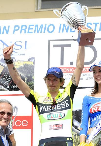 GP Industria &amp; Artigianato - Larciano champion Filippo Pozzato (Farnese Vini-Selle Italia)