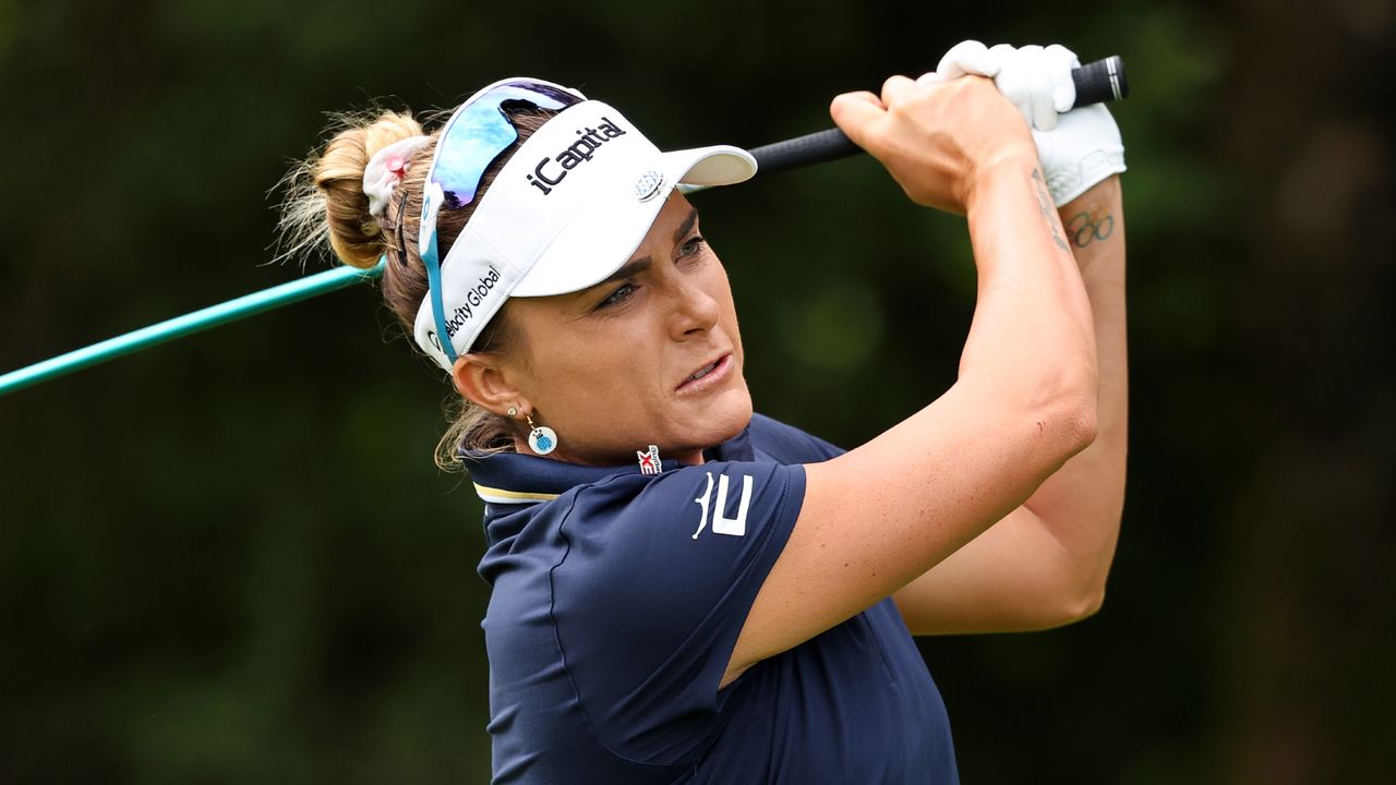 Lexi Thompson during the AIG Women&#039;s Open at Walton Heath