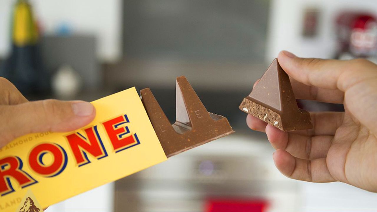 A Toblerone bar