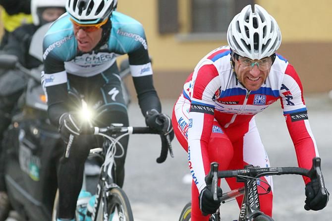 Luca Paolini (Katusha) at the front