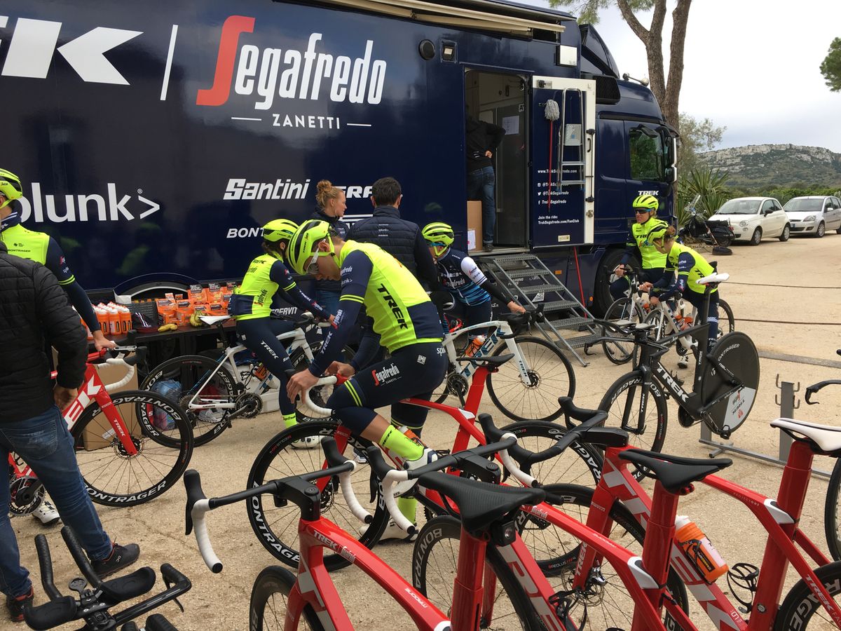 The Trek-Segafredo team gathers in Sicily to prepare for the 2020 season