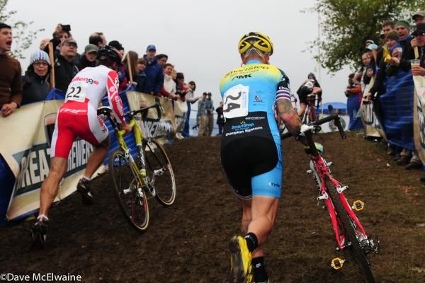 Adam Myerson (Smartstop-Mountain Khakis) keeping pace with Joachim Parbo