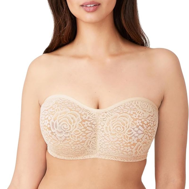 Halo Lace Strapless Bra