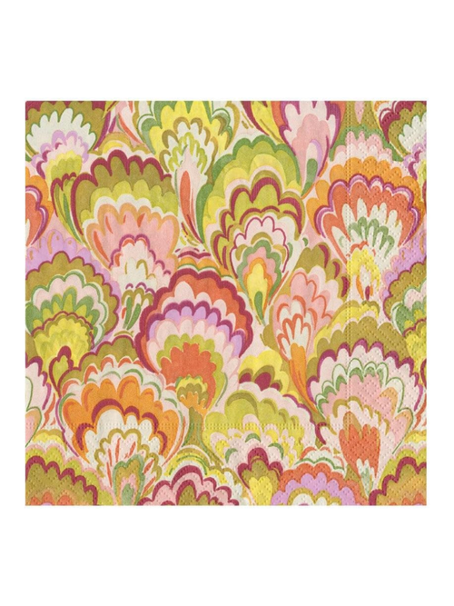Marbled Ceramica Paper Luncheon Napkins, Set of 20