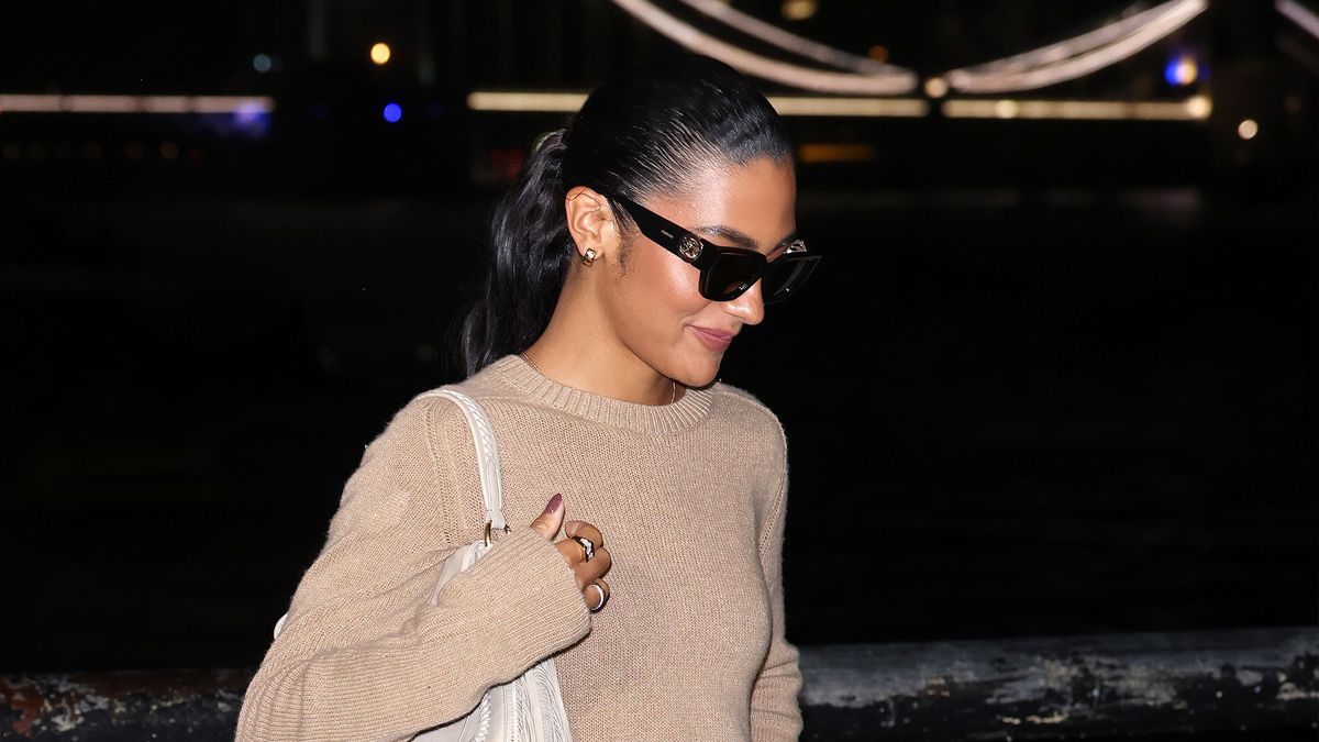 To Transition Your Sweaters From Winter to Spring, Style Them With This Cool Skirt Trend