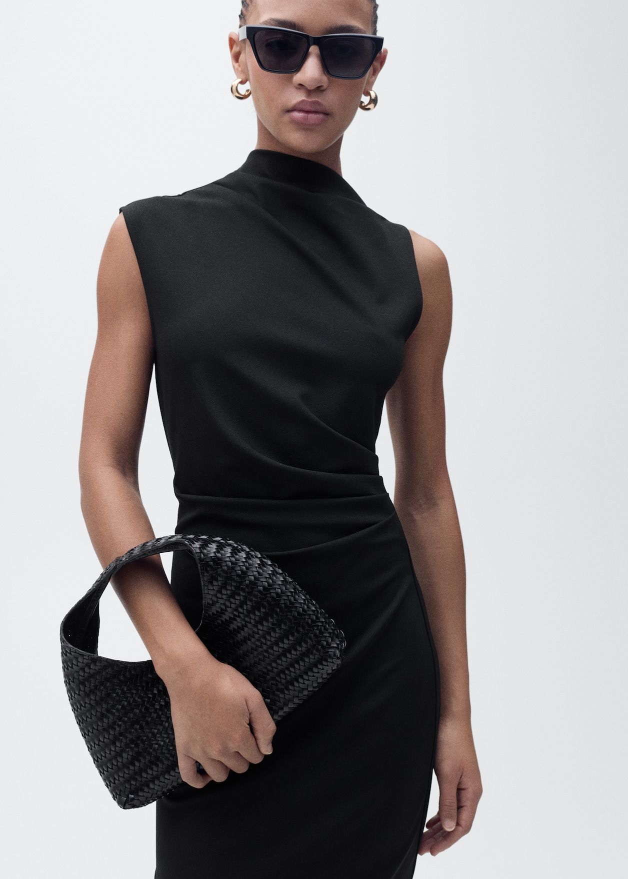 MANGO, Draped Midi-Dress - Women | Mango Usa