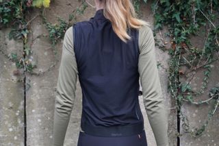 Rear of the GripGrab Women’s Windbuster Windproof Lightweight Vest