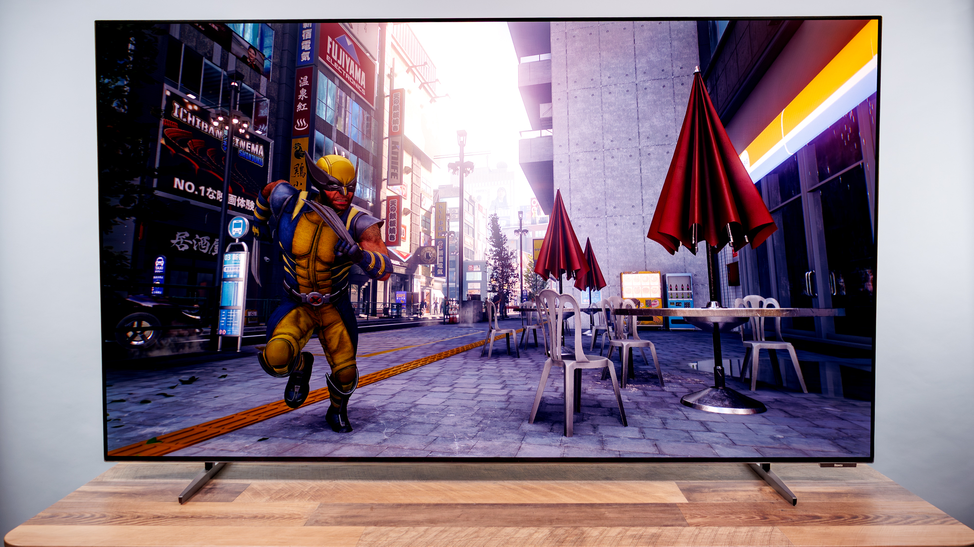 Roku Pro Series OLED TV on a desk