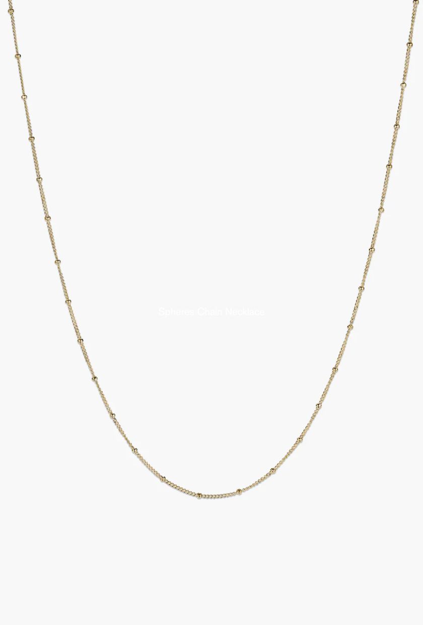 An image of a Mejuri simple chain necklace.