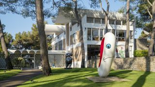 Garden view of the Fondation Maeght in Saint Paul de Vence