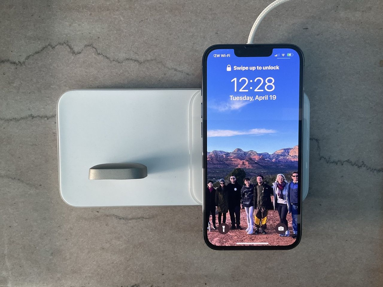 Nomad Base One Max Lifestyle With Iphone