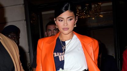 new york, new york september 09 kylie jenner is seen on september 09, 2021 in new york city photo by gothamgc images