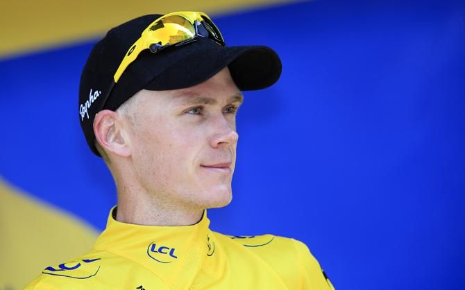 Chris Froome survived another day in the maillot jaune, this one not without incident