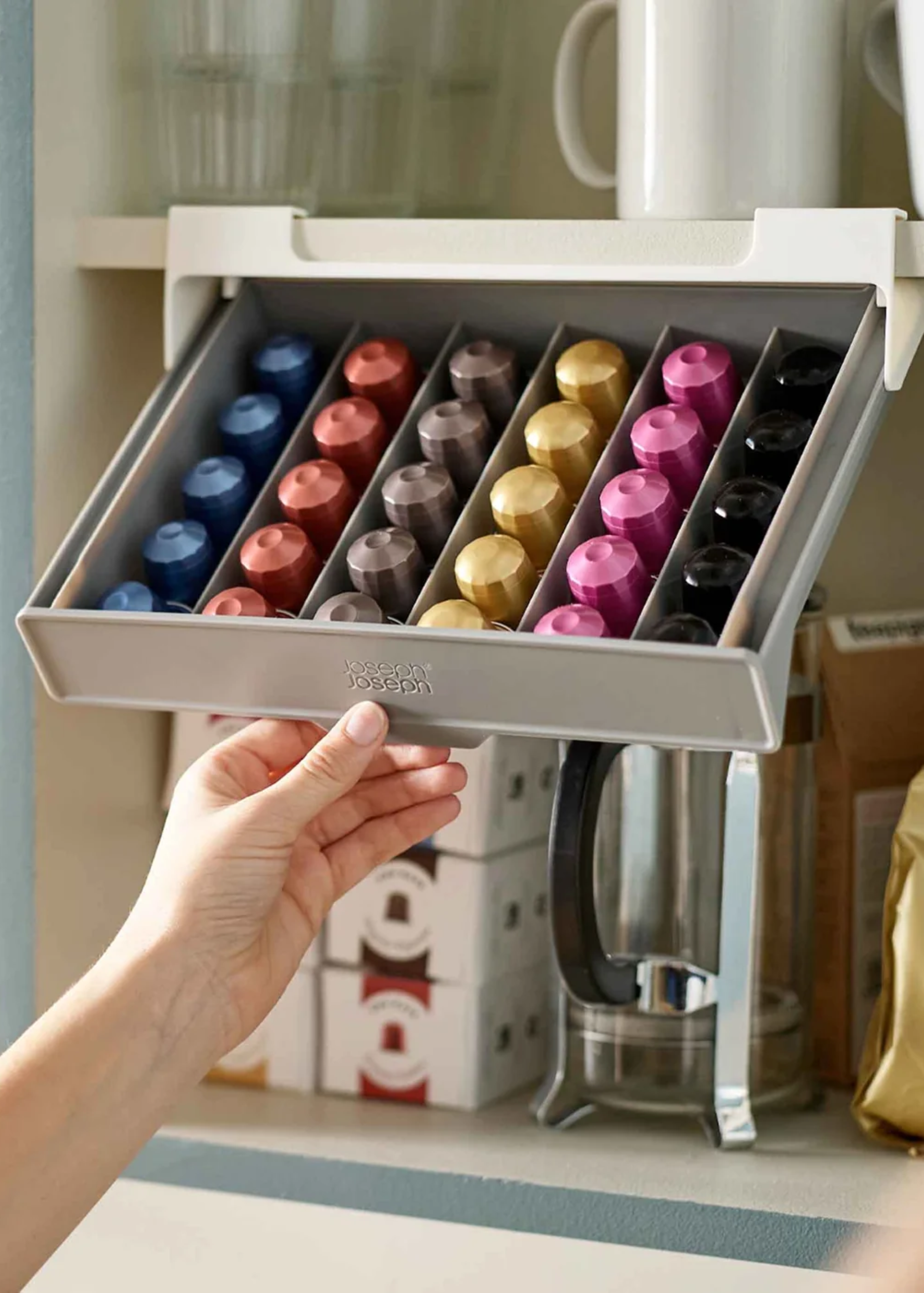 Joseph Joseph Under Shelf Coffee Pod Storage