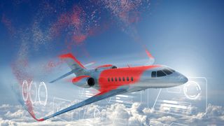 Could Bluetooth radio chips become ‘smart dust’ painted on planes? (Image Credit: Cambridge Consultants)