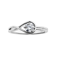 Pandora Brilliance Ring in Silver with 0.50 carat | Pandora