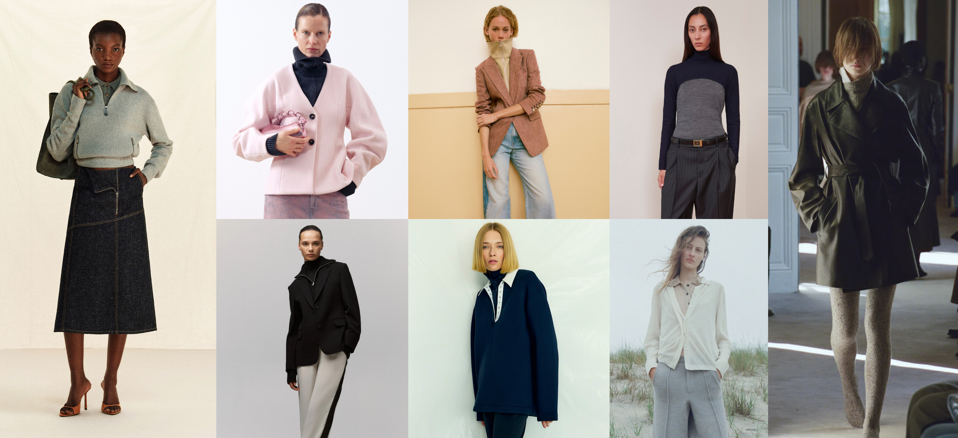 knit layering trends at Victoria Beckham, Ganni, Rag &amp;amp; Bone, Veronica Beard, Tibi, Ferragamo, Rachel Comey, and The Row Resort 2026