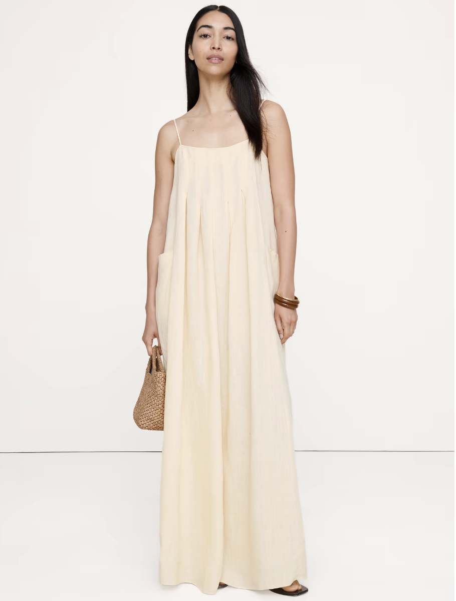 Banana Republic, Linen Trapeze Dress