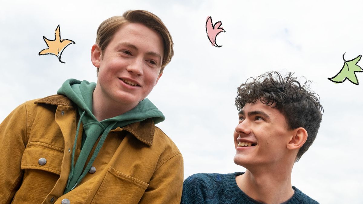 Kit Connor and Joe Locke in Heartstopper poster