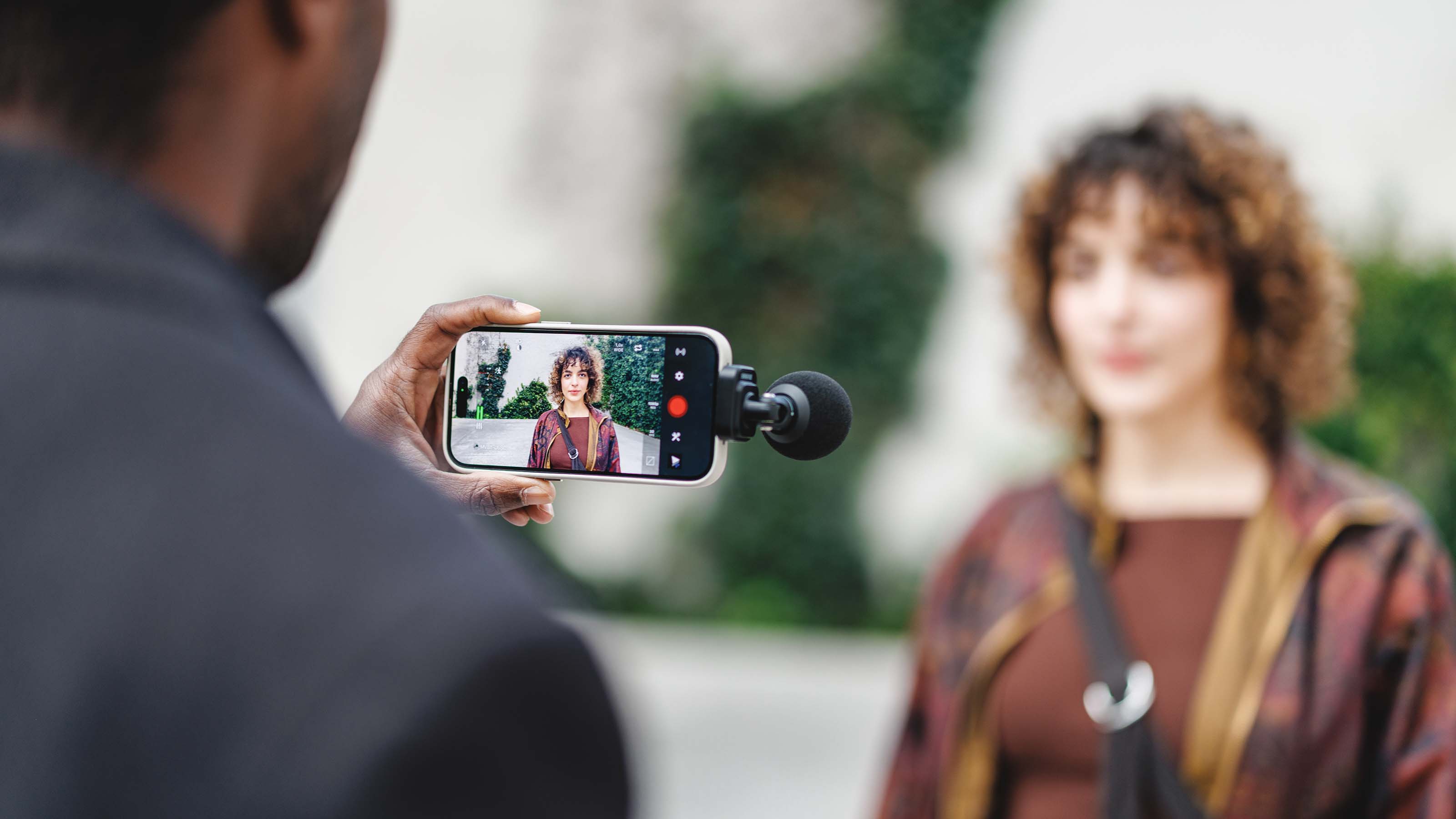 Shure MV88-USBC in use on location