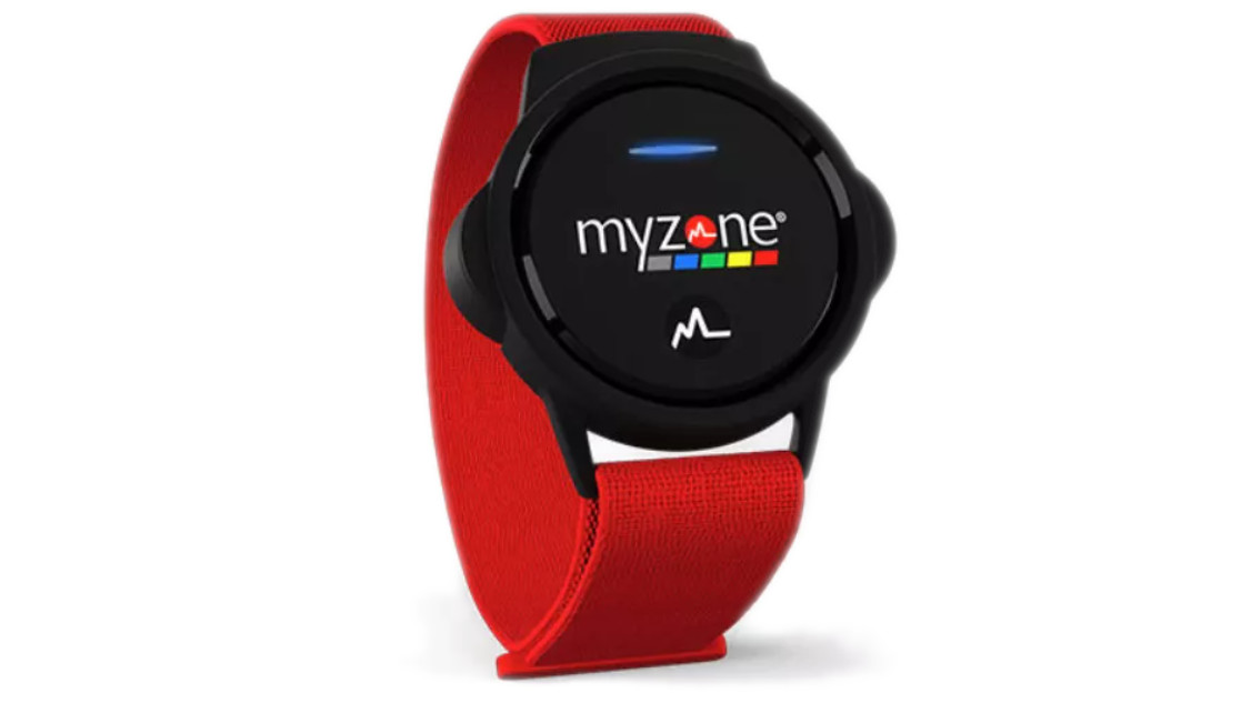 MyZone MZ-Switch pada latar belakang putih