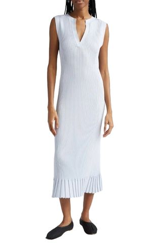 Tatum Rib Crepe Midi Tank Dress