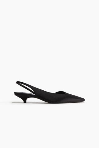 H&M Satin Slingbacks