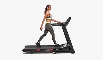 Kettler Sport Arena Treadmill: woman walking on treadmill