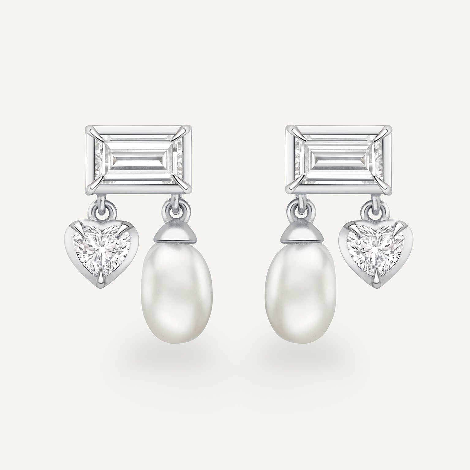 Grandtully White Gold Earrings